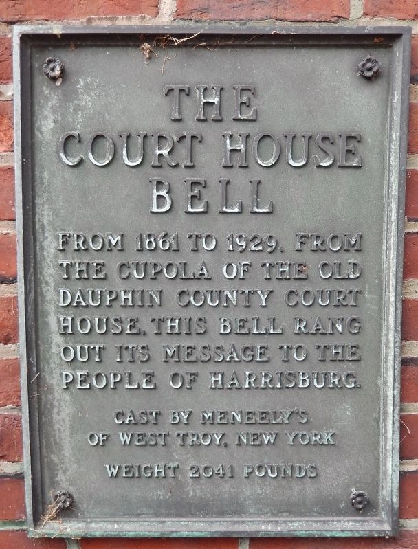 The Court House Bell Marker. Click for full size. The Court House Bell Marker image. Click for full size.