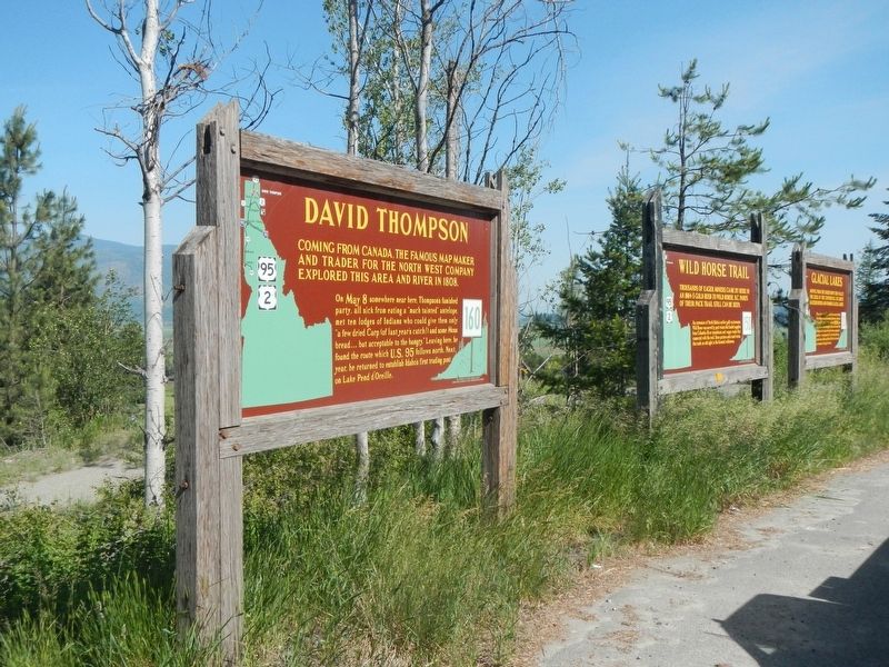 David Thompson Marker. Click for full size. David Thompson Marker image. Click for full size.