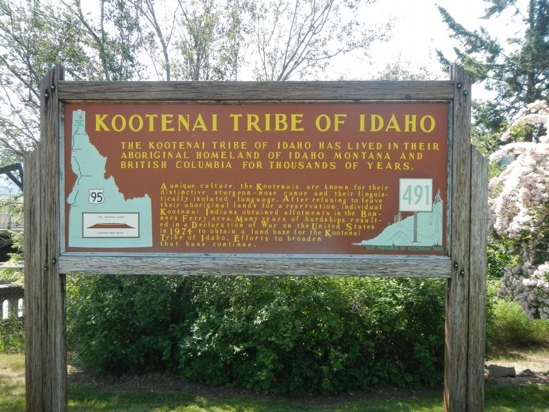 Kootenai Tribe of Idaho Marker image. Click for full size.
