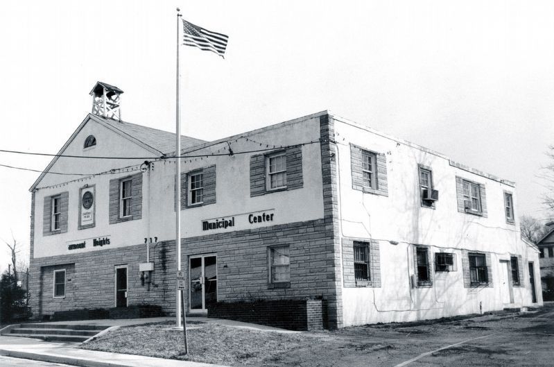 Fairmount Heights Municipal Center<br>In the 1980's image. Click for full size.