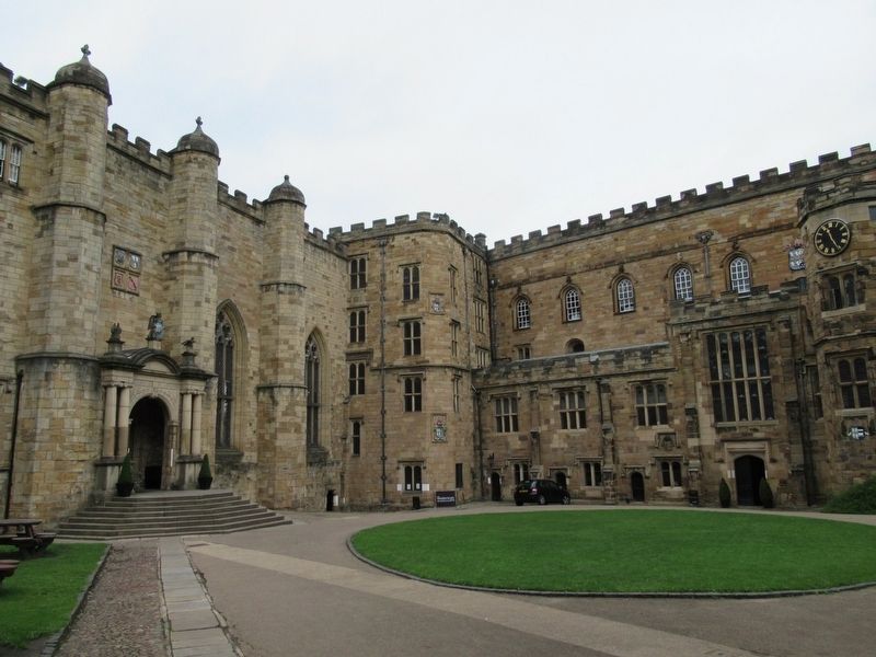 Durham Castle Courtyard image. Click for full size.