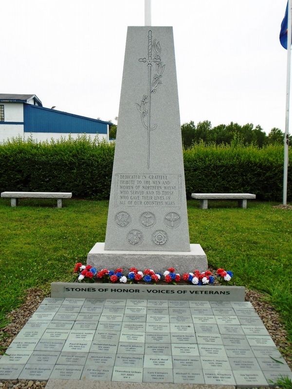 Veterans Memorial Marker. Click for full size. Veterans Memorial Marker image. Click for full size.