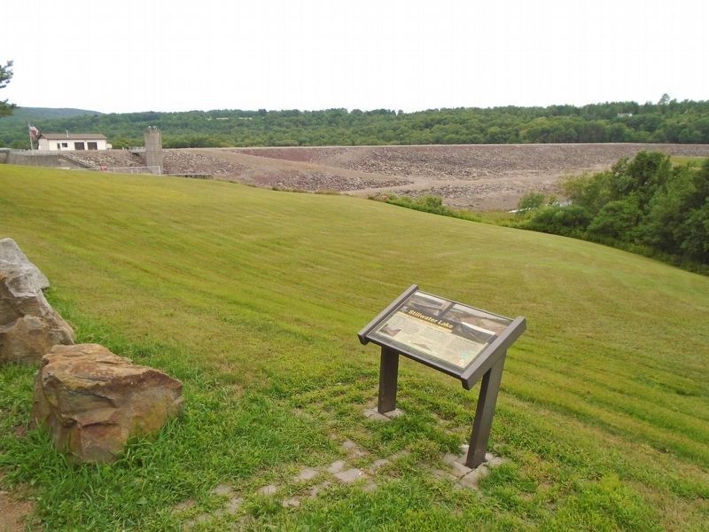 Stillwater Dam and Marker. Click for full size. Stillwater Dam and Marker image. Click for full size.