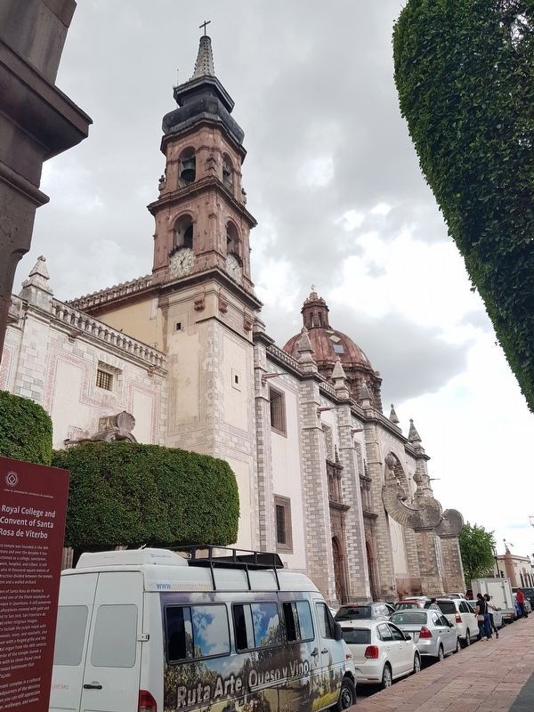 Royal College and Convent of Santa Rosa de Viterbo and Marker. Click for full size. Royal College and Convent of Santa Rosa de Viterbo and Marker image. Click for full size.