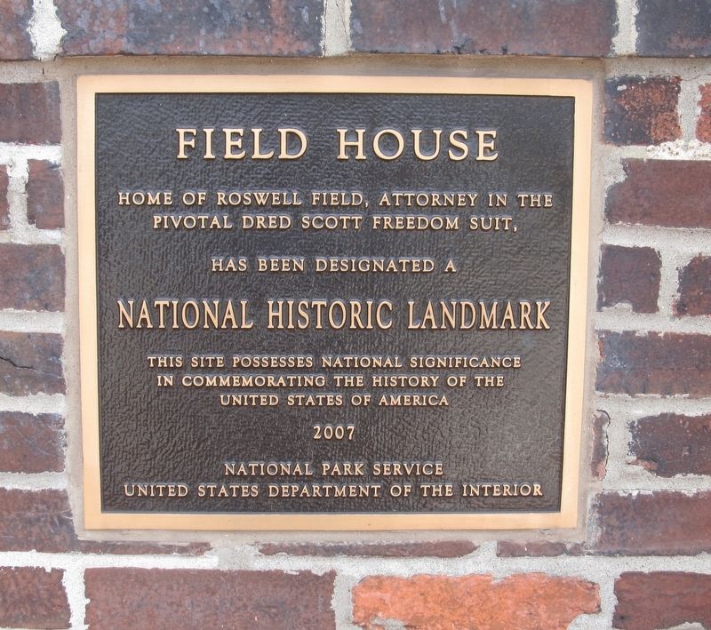 Field House Marker image. Click for full size.