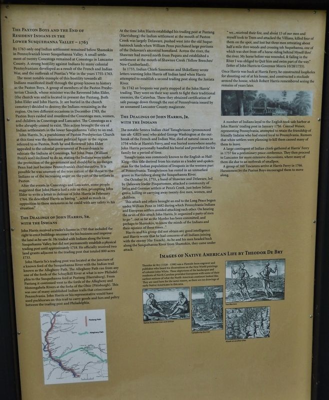 Native Nations of the Susquehanna Valley Marker (<i>panel 2</i>) image. Click for full size.