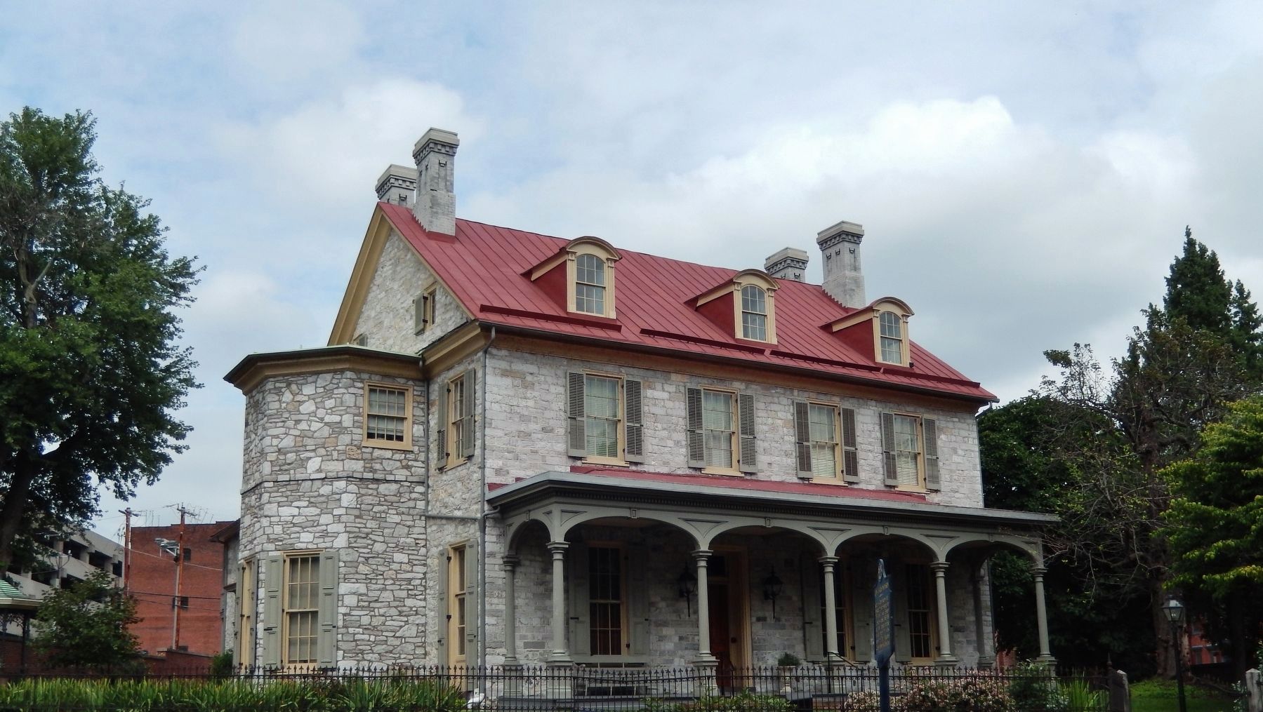 John Harris Mansion (<i>marker is on north side of mansion, just left of this image</i>). Click for full size. John Harris Mansion (<i>marker is on north side of mansion, just left of this image</i>) image. Click for full size.