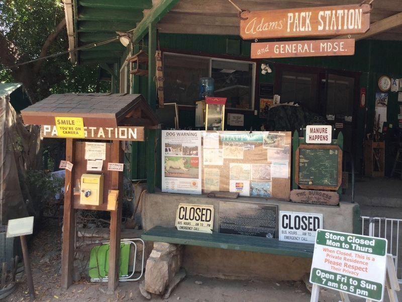 Adams Pack Station and General Store. Click for full size. Adams Pack Station and General Store image. Click for full size.