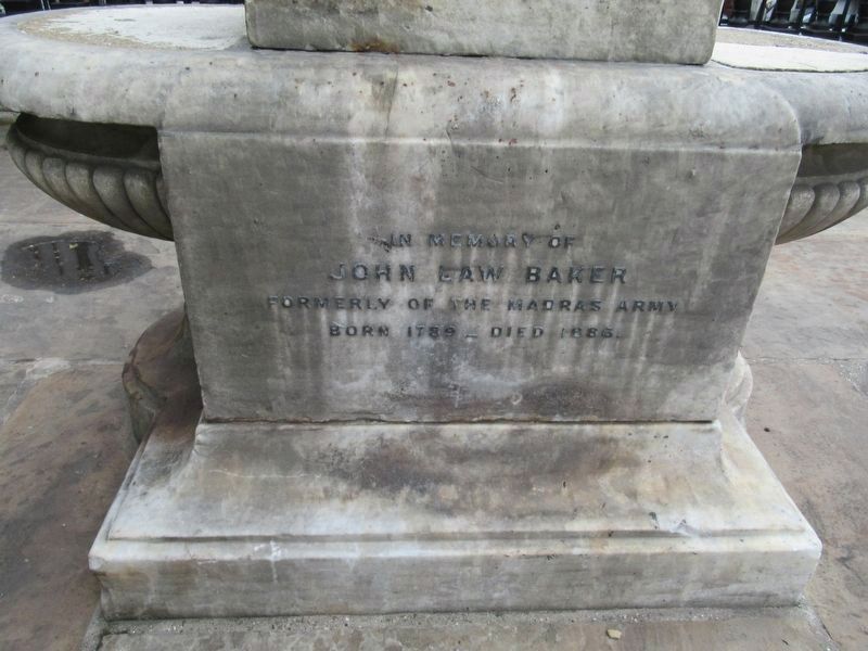 John Law Baker Memorial. Click for full size. John Law Baker Memorial image. Click for full size.