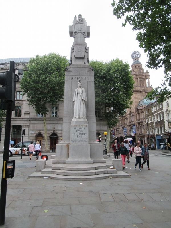 Edith Cavell Memorial. Click for full size. Edith Cavell Memorial image. Click for full size.