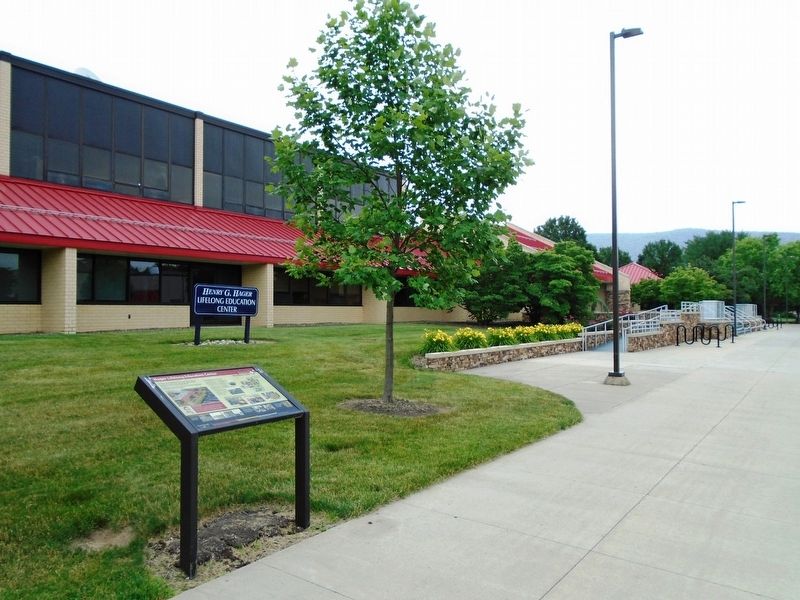 Hager Lifelong Education Center and Marker. Click for full size. Hager Lifelong Education Center and Marker image. Click for full size.
