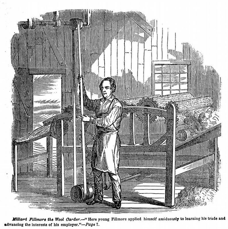 Millard Fillmore as Wool Carder image. Click for full size.