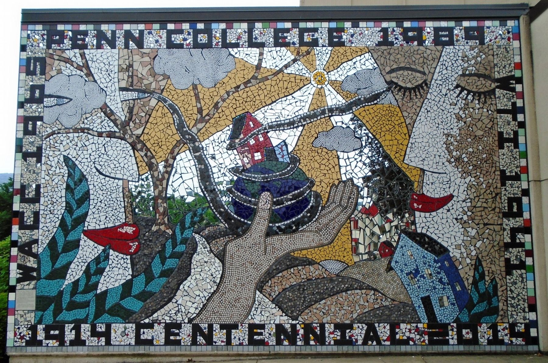 Penn College Centennial Mosaic. Click for full size. Penn College Centennial Mosaic image. Click for full size.