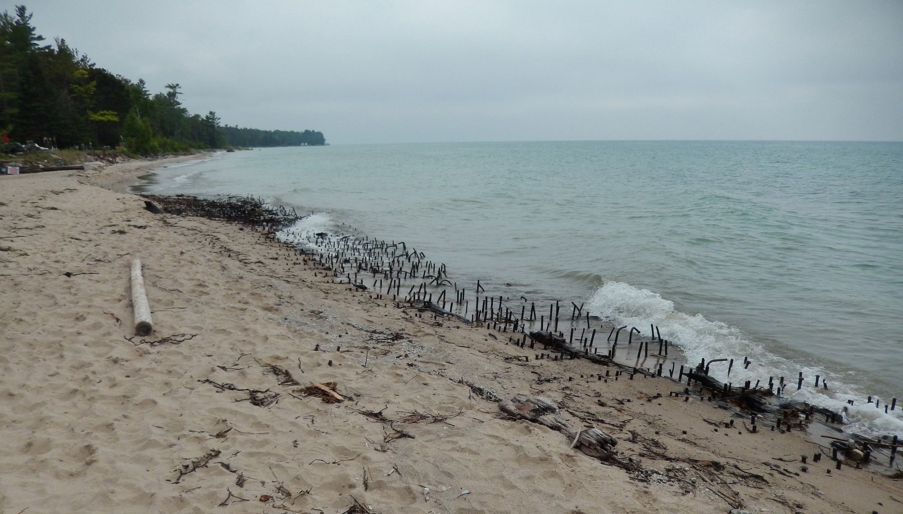 S.S. <i>Joseph S. Fay</i> Shipwreck Beach. Click for full size. S.S. <i>Joseph S. Fay</i> Shipwreck Beach image. Click for full size.