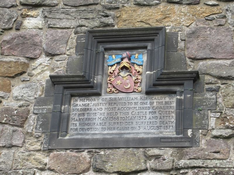 Sir William Kirkcaldy Marker. Click for full size. Sir William Kirkcaldy Marker image. Click for full size.
