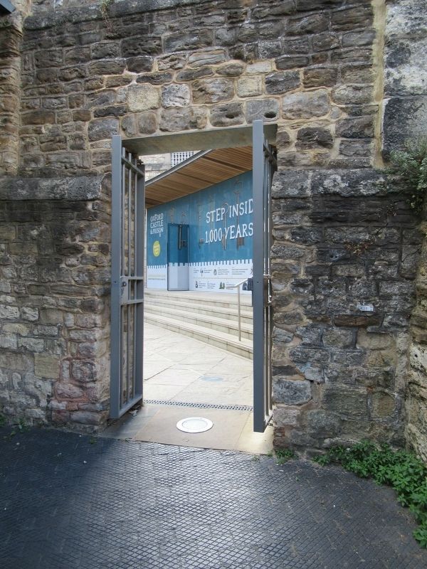 Oxford Castle Timeline Marker. Click for full size. Oxford Castle Timeline Marker image. Click for full size.