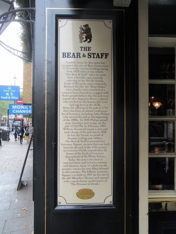 The Bear & Staff Marker image. Click for full size.