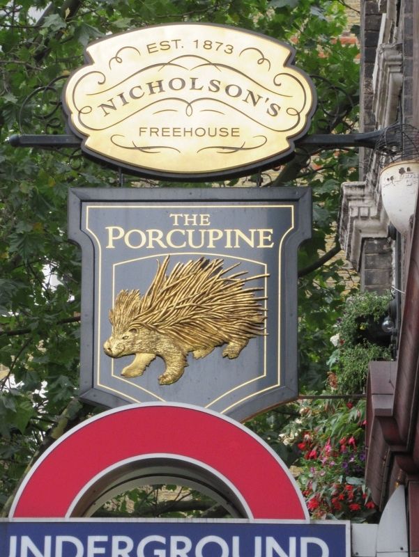 The Porcupine Marker. Click for full size. The Porcupine Marker image. Click for full size.