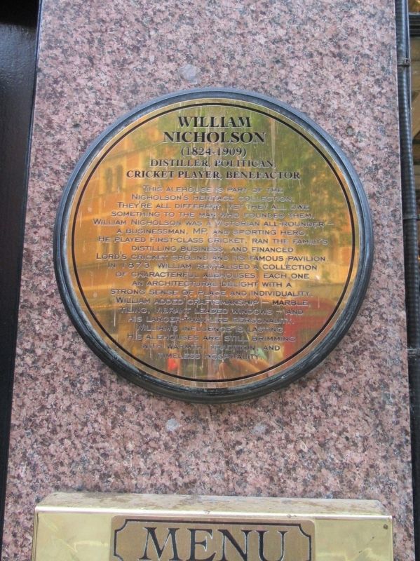 William Nicholson Marker. Click for full size. William Nicholson Marker image. Click for full size.