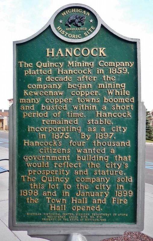 Hancock (<i>marker side 1</i>) image. Click for full size.