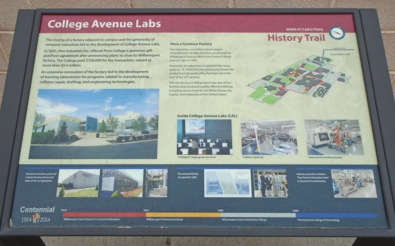 College Avenue Labs Marker image. Click for full size.