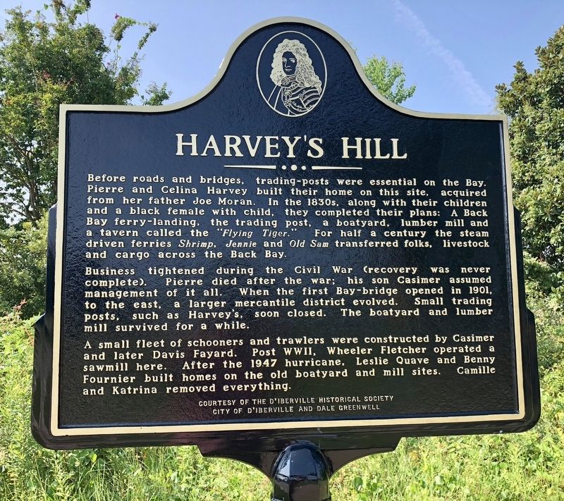 Harvey's Hill Marker image. Click for full size.