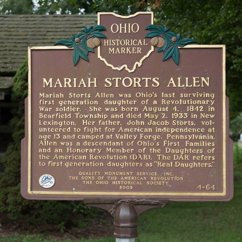 Mariah Storts Allen Marker image. Click for full size.