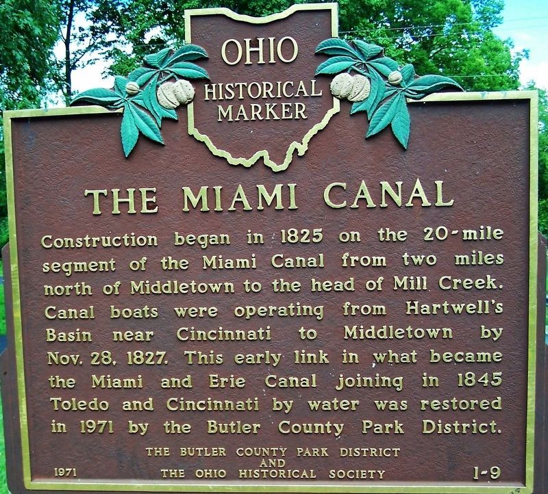 The Miami Canal Marker image. Click for full size.