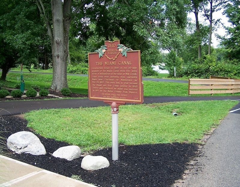 The Miami Canal Marker. Click for full size. The Miami Canal Marker image. Click for full size.