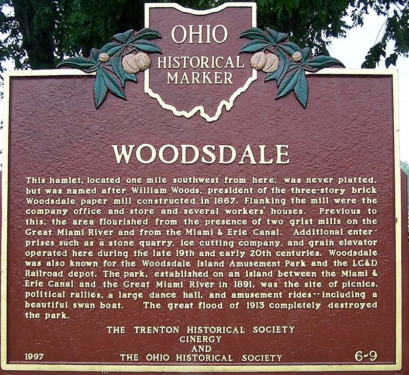 Woodsdale Marker image. Click for full size.