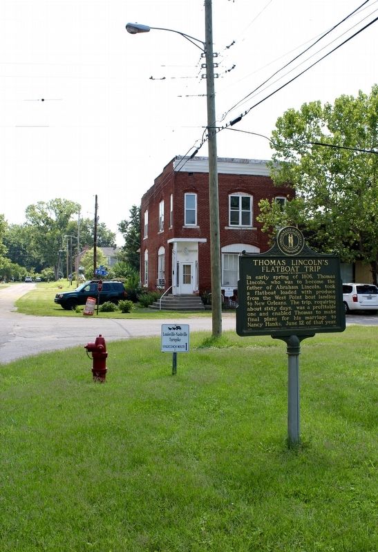 Thomas Lincoln's Flatboat Trip Historical Marker