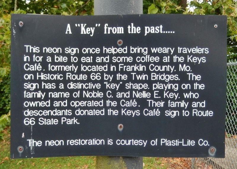 A "Key" from the past Marker image. Click for full size.