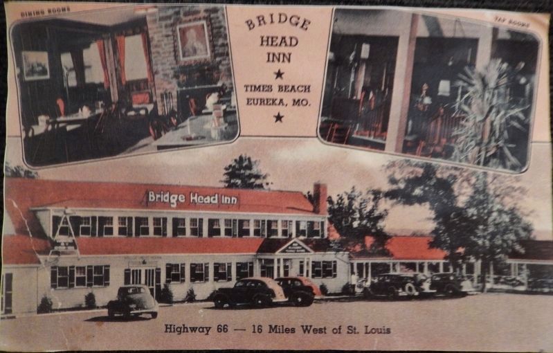 Bridge Head Inn Post Card (<i>on display inside visitor center</i>) image. Click for full size.