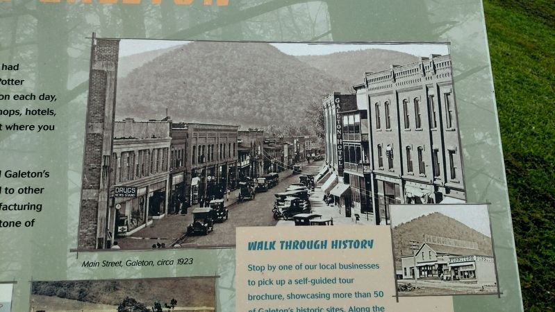 Historic Galeton Marker. Click for full size. Historic Galeton Marker image. Click for full size.
