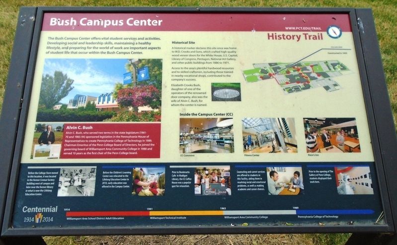 Bush Campus Center Marker image. Click for full size.