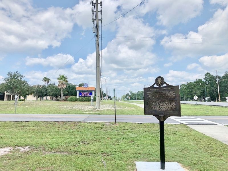 Orange Beach Municipal Complex sign. image. Click for full size.