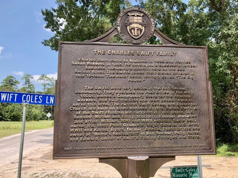 The Charles Swift Family Marker image. Click for full size.