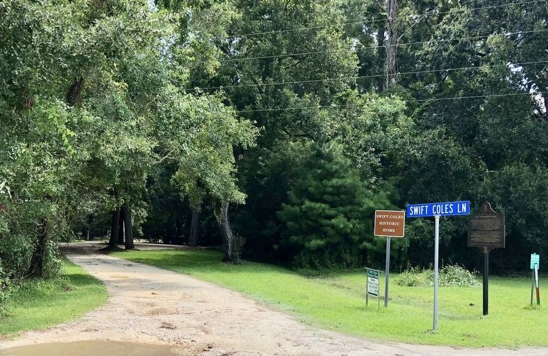 Driveway leading to the Swift-Coles Historic Home. image. Click for full size.