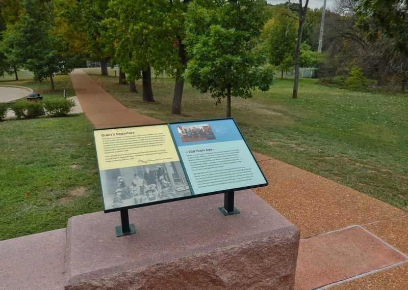 Grant's Departure Marker (<i>wide view</i>) image. Click for full size.