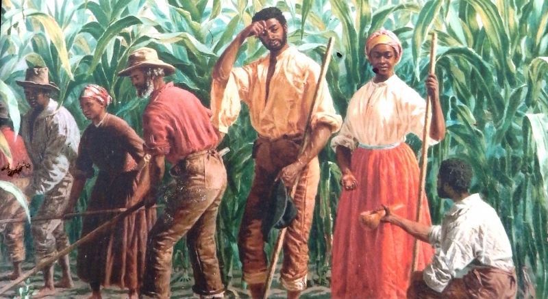 Marker detail: ”A Southern Cornfield” image. Click for full size.
