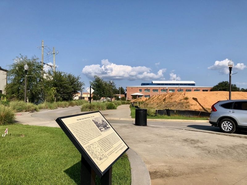 View looking east towards the NOAA National Marine Fisheries Service Building. image. Click for full size.
