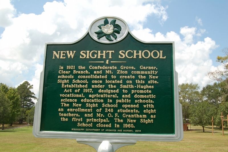 New Sight School Marker. Click for full size. New Sight School Marker image. Click for full size.