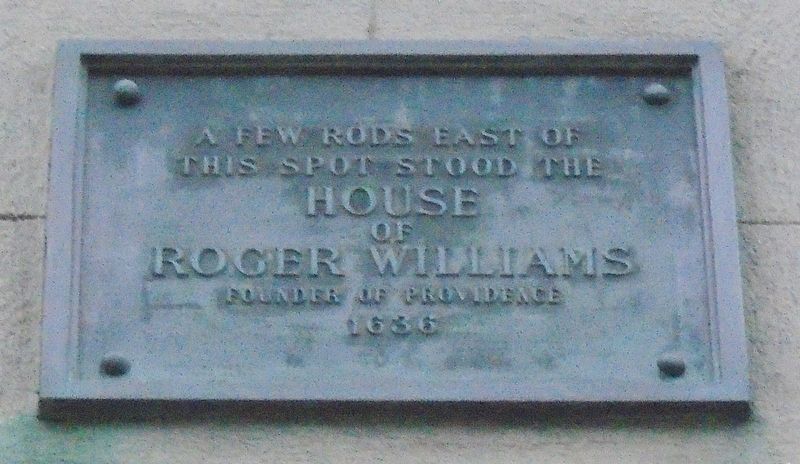 Site of Roger Williams House Marker image. Click for full size.