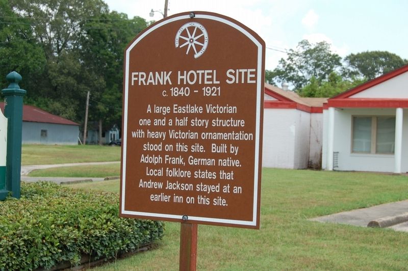 Frank Hotel Site Marker image. Click for full size.