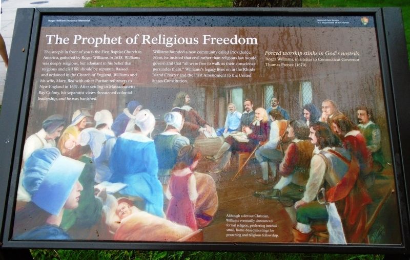 The Prophet of Religious Freedom Marker image. Click for full size.