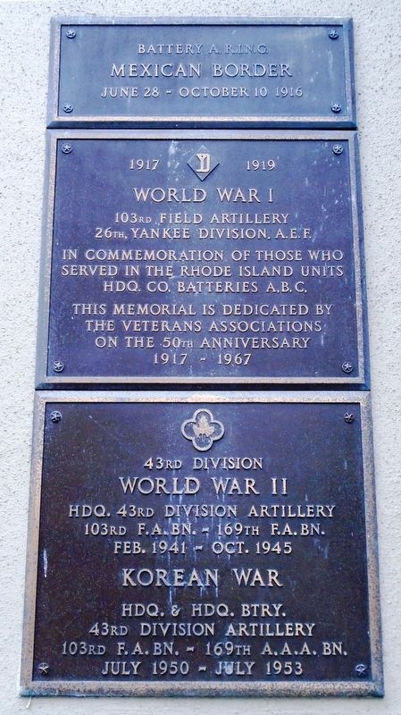 State Arsenal 20th Century War Memorials Marker image. Click for full size.