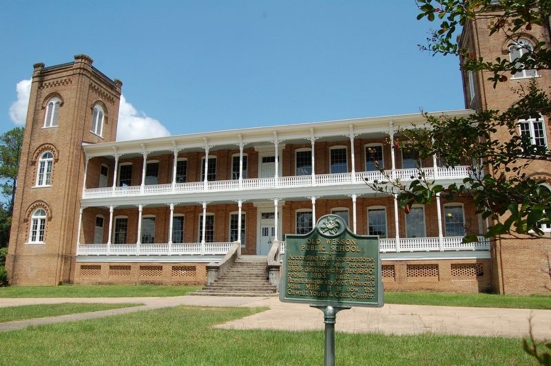 Old Wesson Public School Marker image. Click for full size.