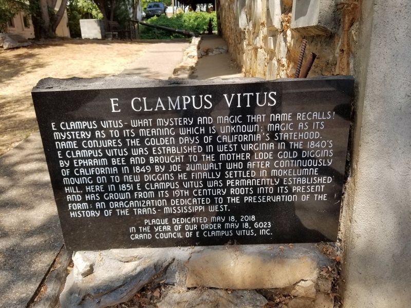 E Clampus Vitus Marker image. Click for full size.