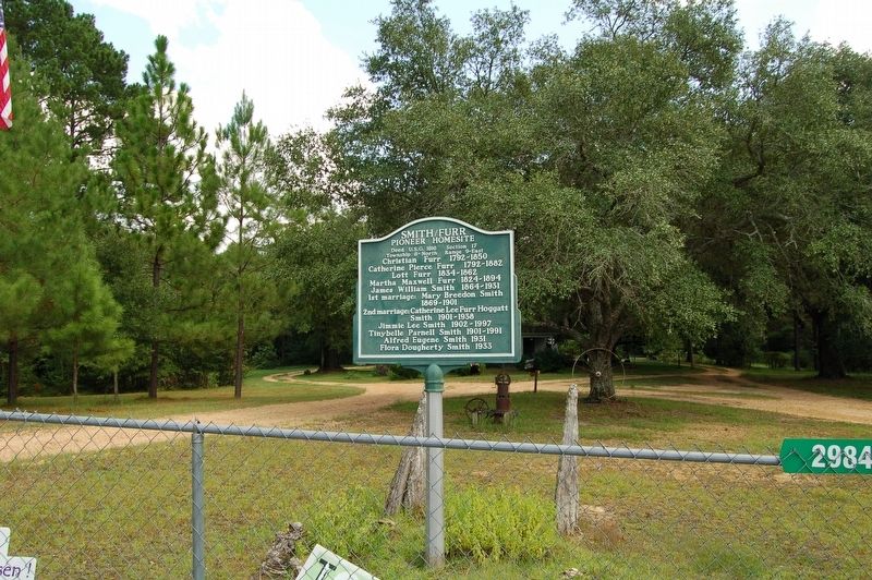 Smith/Furr Pioneer Homesite Marker image. Click for full size.