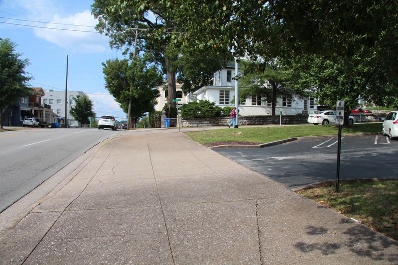 Point in the Line of Fort Sherman Marker. Click for full size. Point in the Line of Fort Sherman Marker image. Click for full size.
